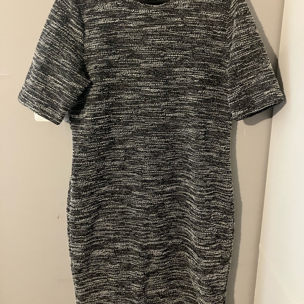 Banana Republic Monochrome Knit Dress Sz 14